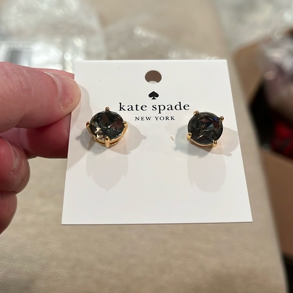kate spade Black/Diamond Gumdrops Studs/NWT - Picture 5 of 10